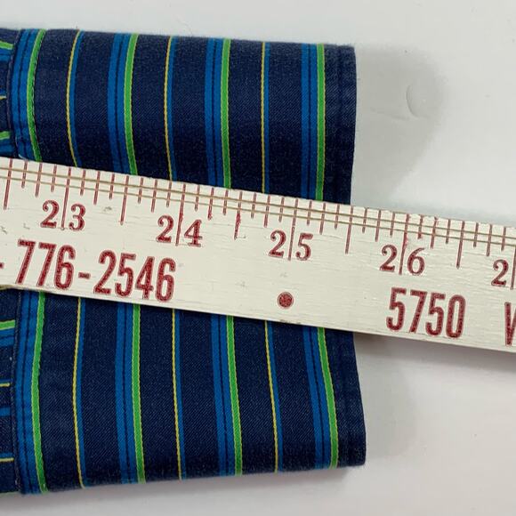 Robert Graham Knowledge Wisdom Truth Shirt Mens XL Striped Button Down Flip Cuff - Picture 5 of 13